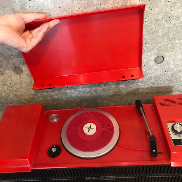 ナショナル レコードプレーヤー スピーカー付