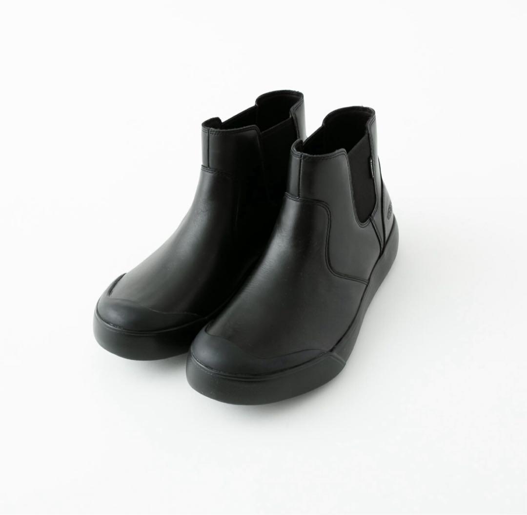 hgcdfj 新品✨KEEN ELENA CHELSEA WP ブラック
