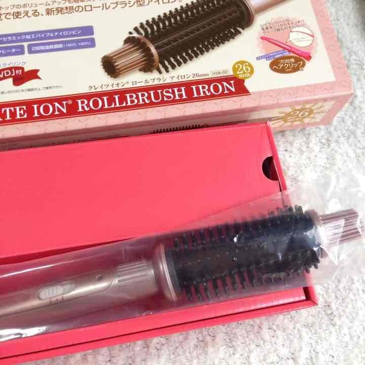 クレイツイオン ロールブラシアイロン26㎜
