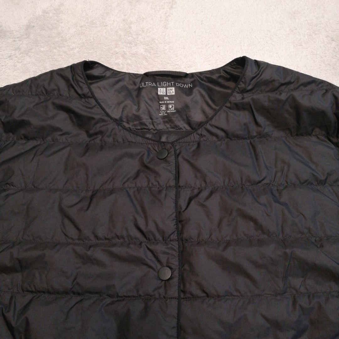 ユニクロ　ウルトラライトダウンコンパクトジャケット　3XL　ブラック