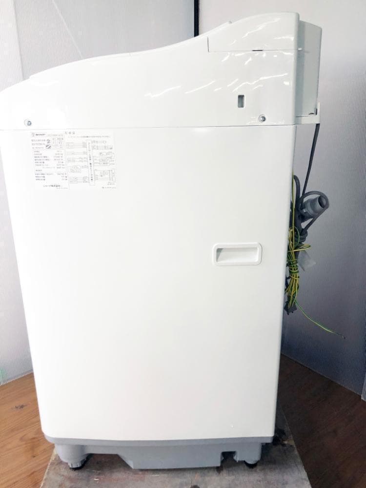 30日迄！送料無料★シャープ5.5㎏ 洗濯乾燥機【ES-T5CBK-N】