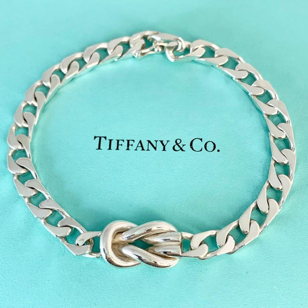 まちゃまちゃい様 箱袋 ティファニー 美品 喜平 ノット ブレスレット Lu9e
