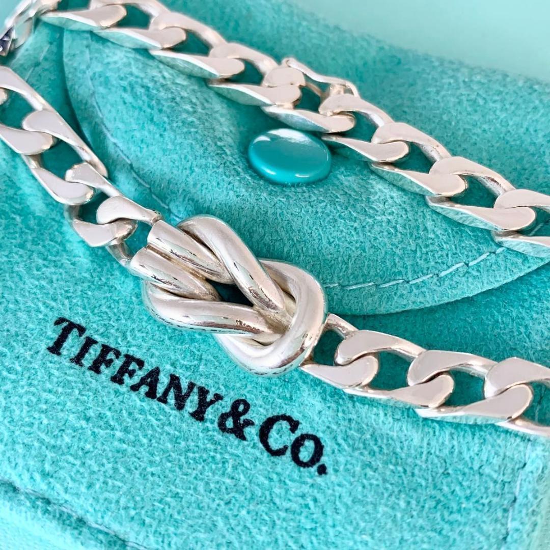 まちゃまちゃい様 箱袋 ティファニー 美品 喜平 ノット ブレスレット Lu9e