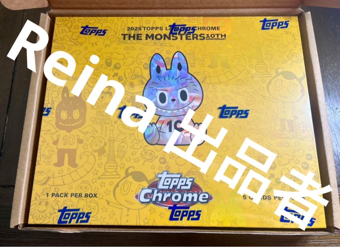 Topps Chrome 10周年記念ボックス ラブブ　2BOX 未開封
