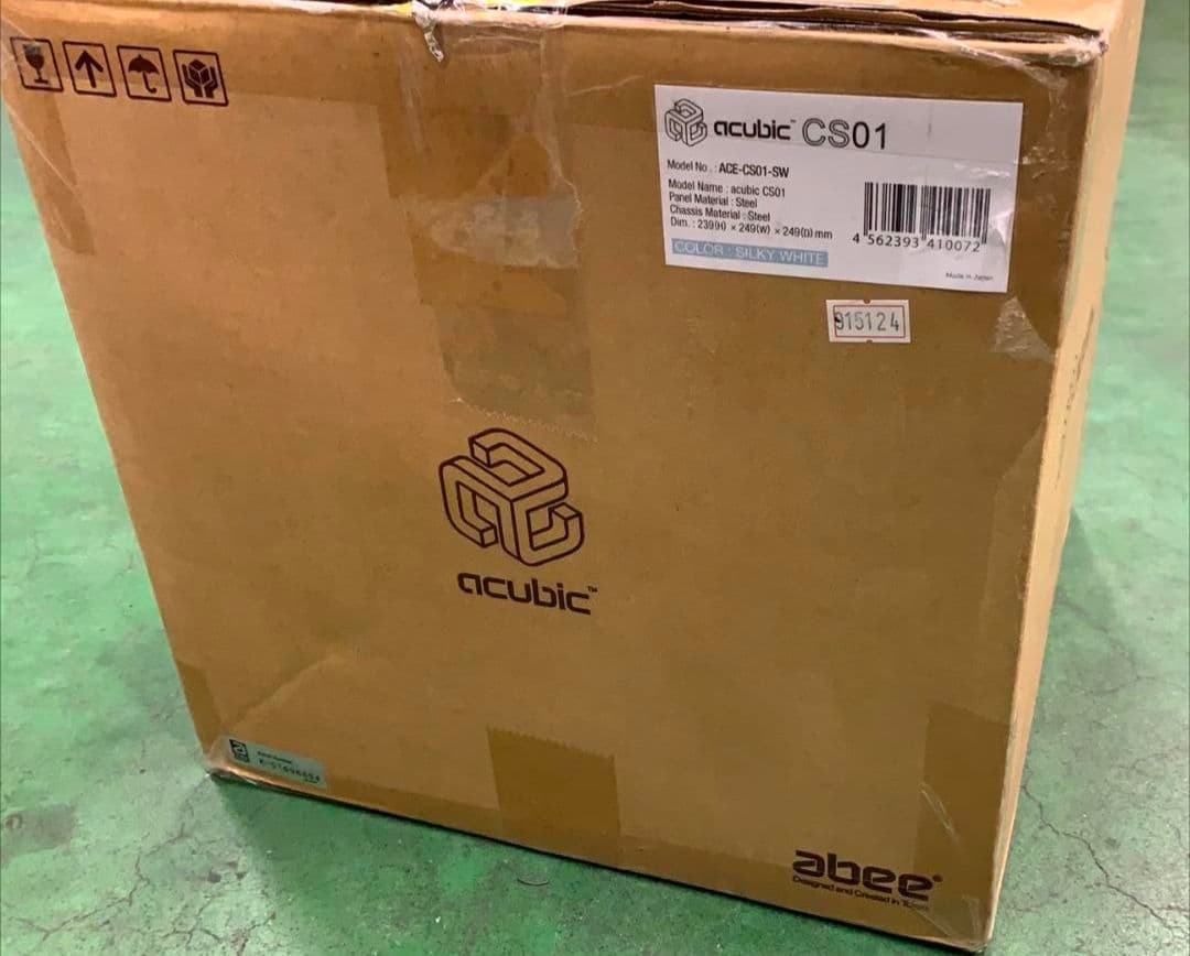 abee 美品ACE-CS01-SW シルキーホワイト Mini-ITXケース