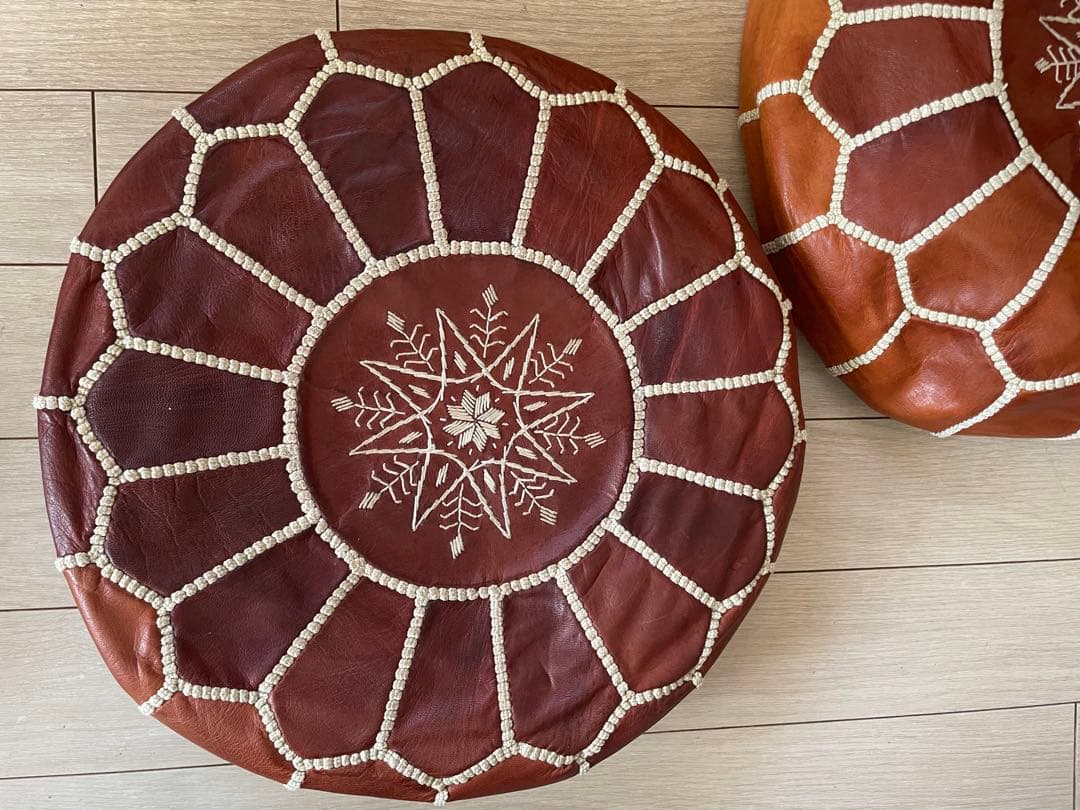 モロッコ風 オットマン プフ