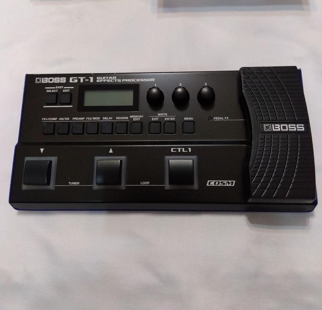 BOSS GT-1 ギターエフェクター　アダプター付き