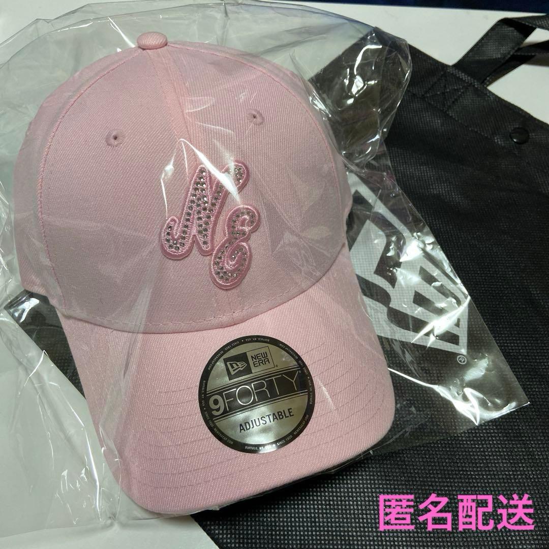 ニューエラ　9FORTYRHINESTONE クラッシックロゴ　ピンク