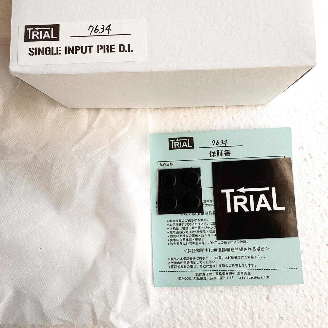 ギター TRIAL SINGLE INPUT PREAMP D.I.
