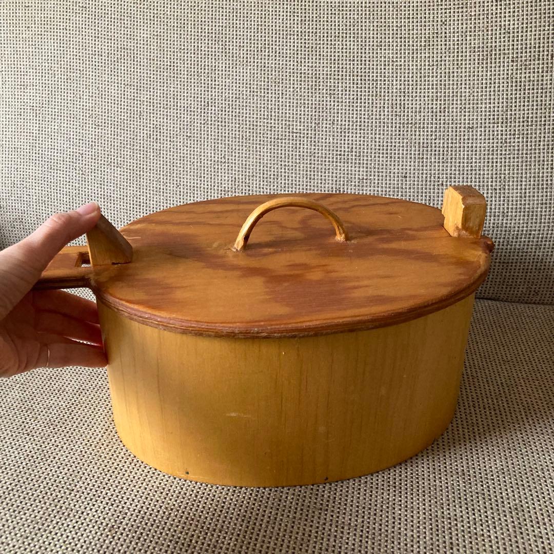 北欧アンティークSvepask(スヴェープアスク) スウェーデンの古い木箱（大）