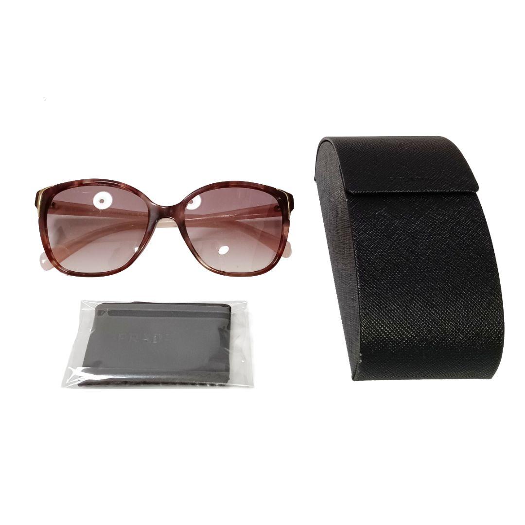 プラダ PRADA サングラス ピンク ゴールド べっ甲調ブラウン レディース
