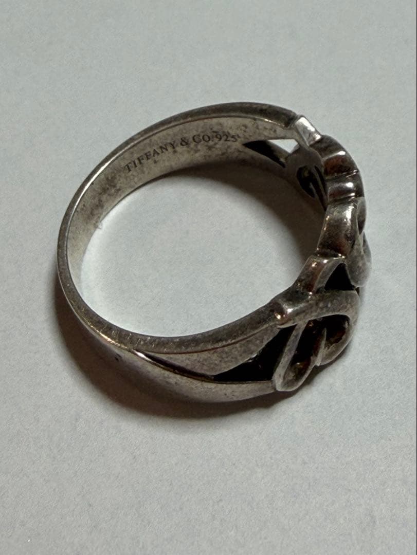 ス*ク様 Tiffany & Co. トリプルラビングハート 指輪 リング シル