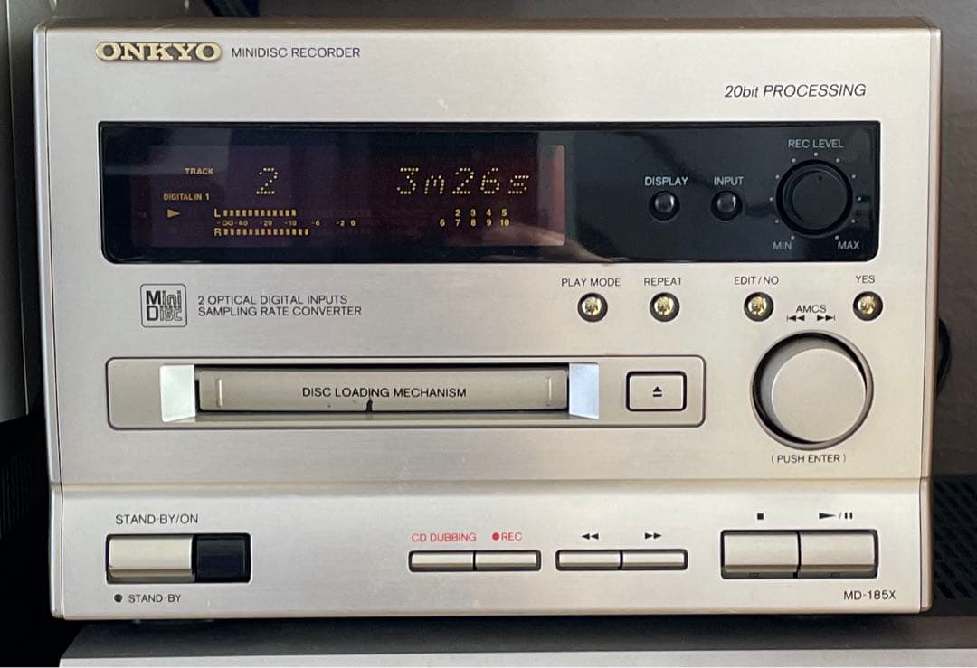 Onkyo MD プレーヤー MD185 希少 動作品 オンキョー