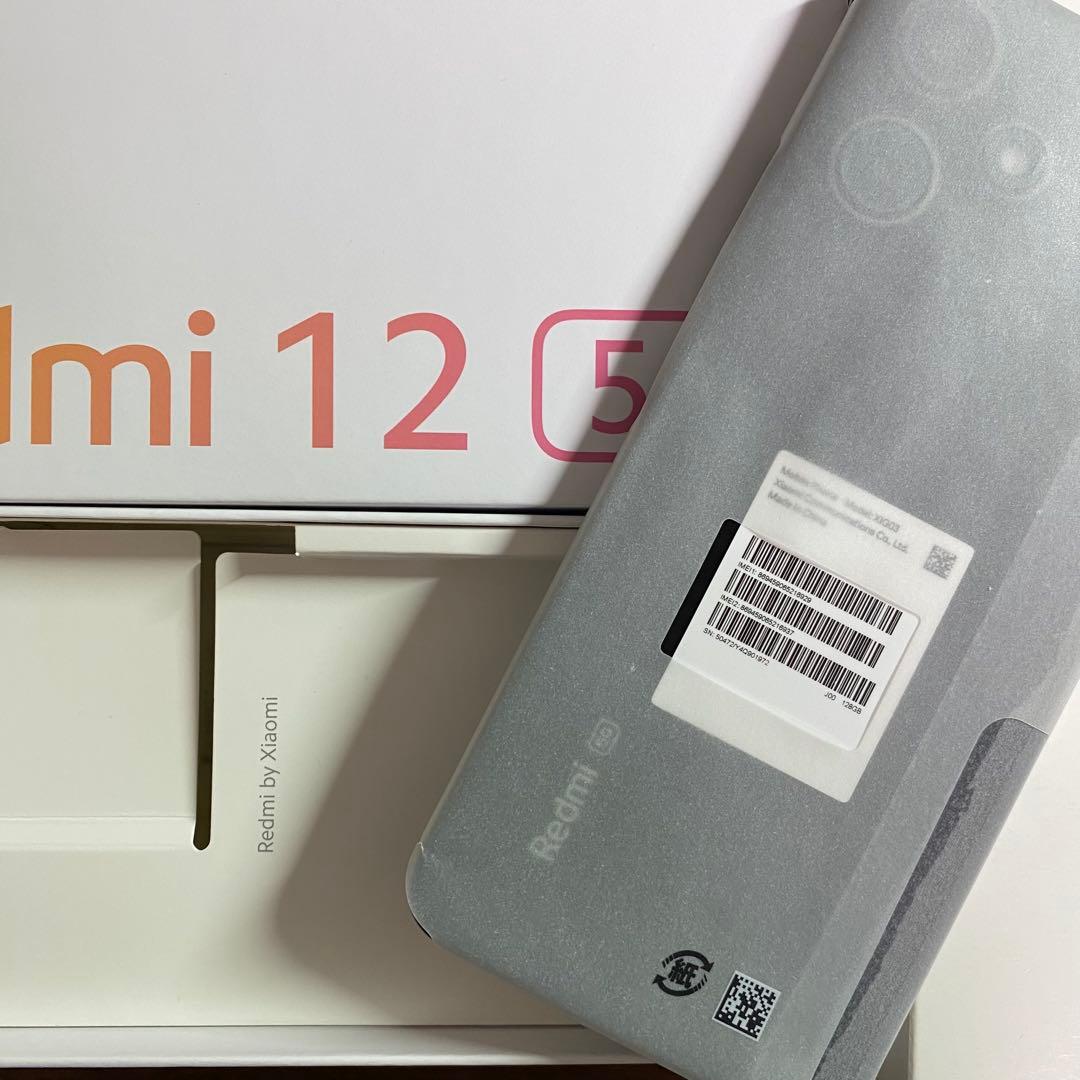 未使用　Xiaomi Redmi 12 5G [ミッドナイトブラック]