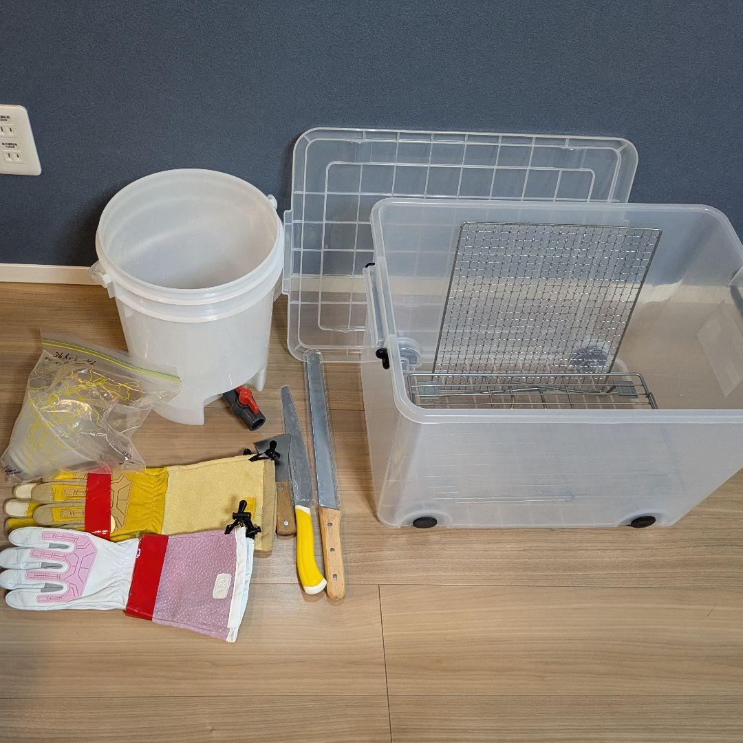 ニホンミツバチ採蜜道具セット