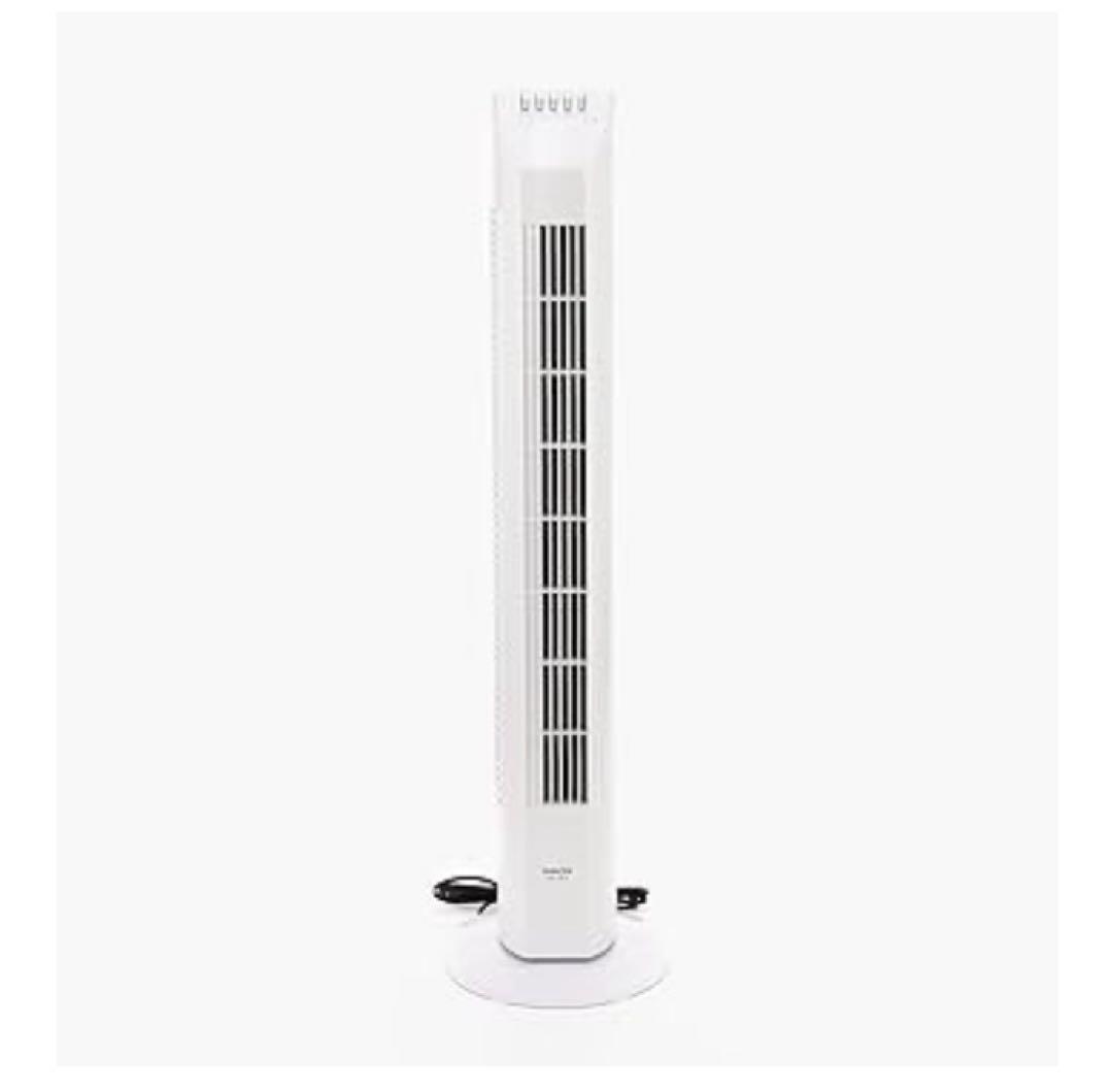 【送料無料】[山善] 扇風機タワーファン ホワイト YSR-J802(W)