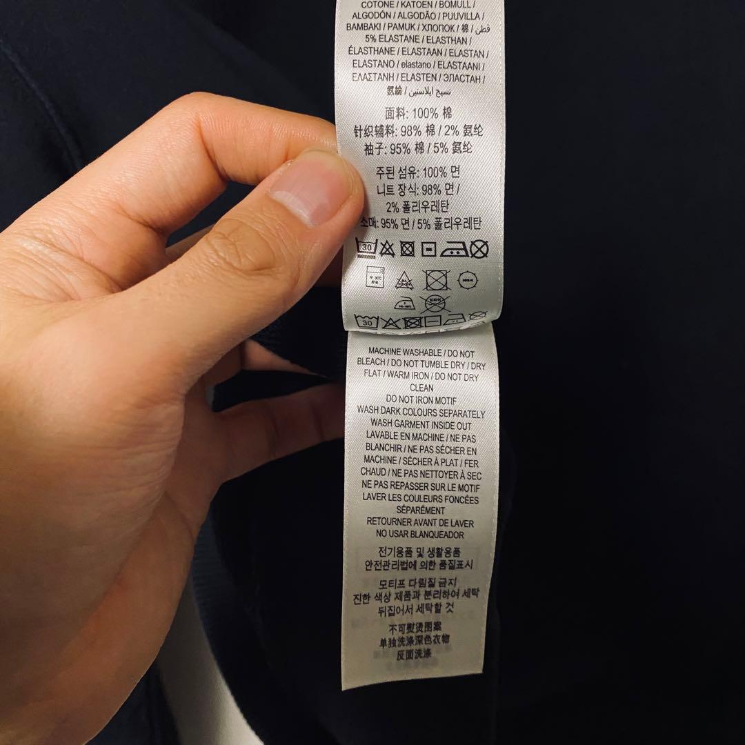 BURBERRY バーバリー ジップアップパーカー 袖ロゴ