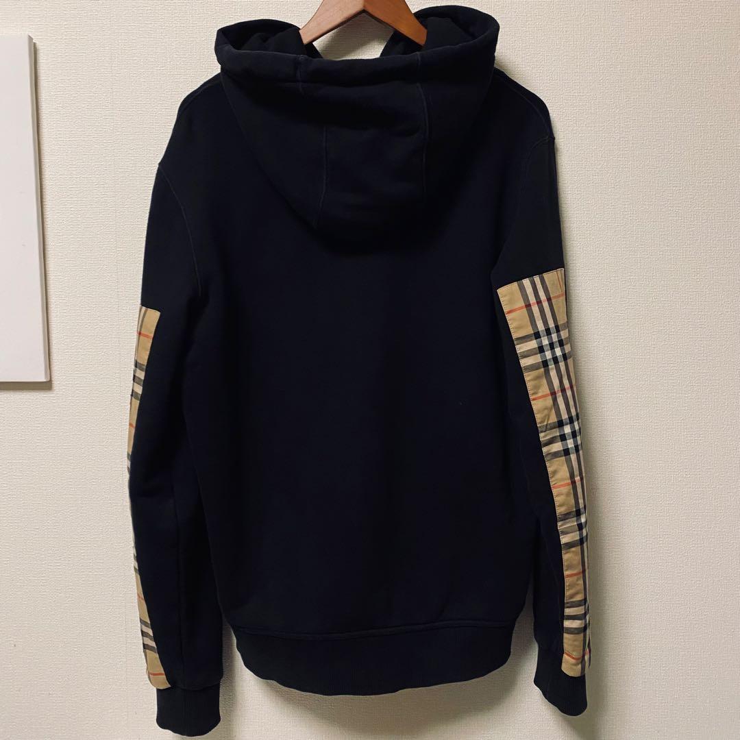 BURBERRY バーバリー ジップアップパーカー 袖ロゴ