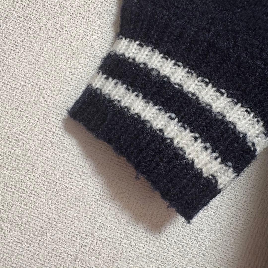 Fickle Bebe/フィクルベベ セーラーカラーニット ネイビー