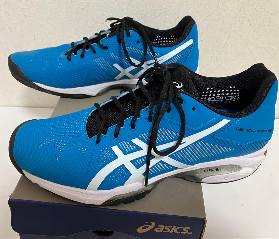 asics ゲルソリューションスピード3 ブルー　26.5cm オールコート