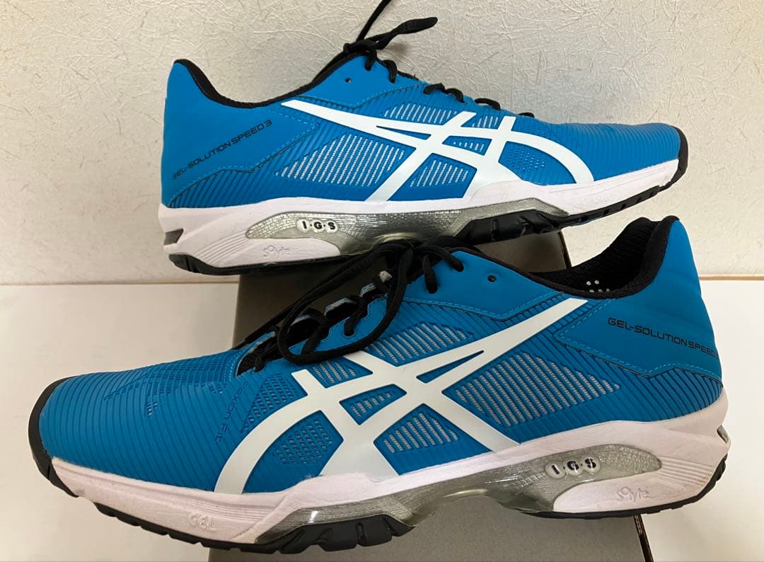 asics ゲルソリューションスピード3 ブルー　26.5cm オールコート
