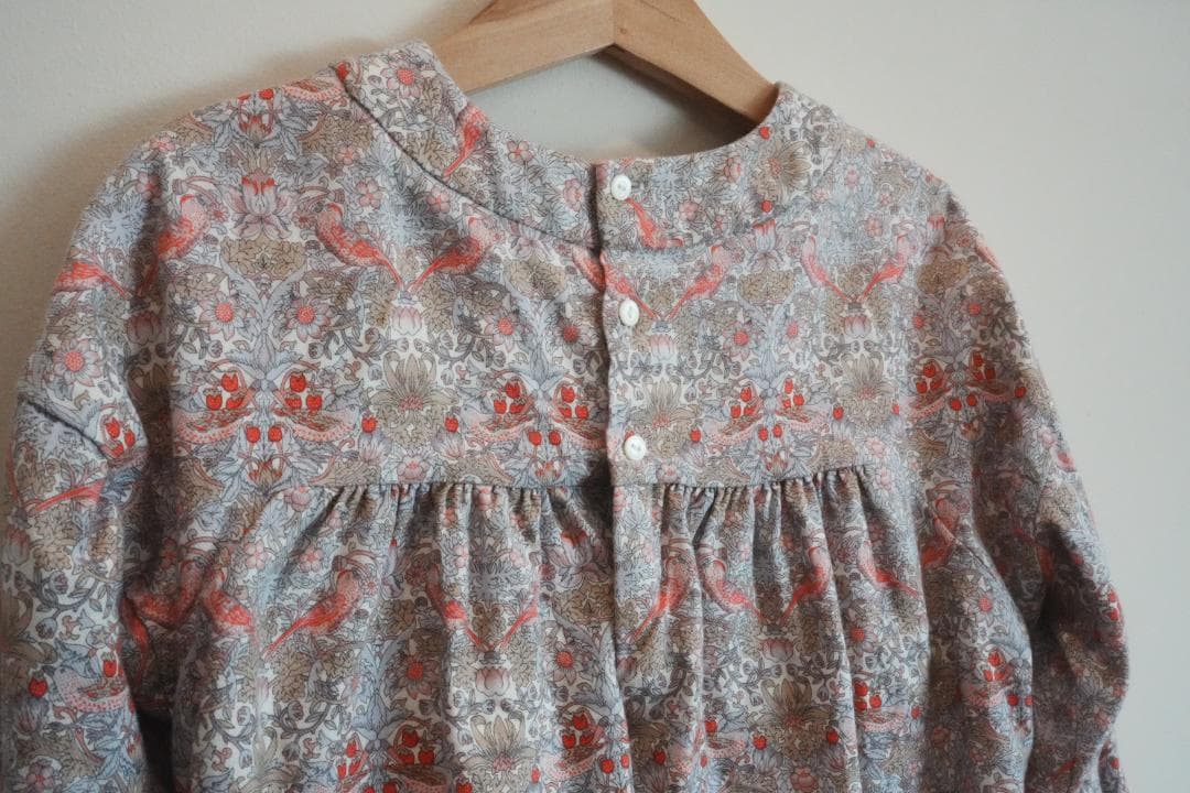 BONPOINT リバティ ワンピース 6a