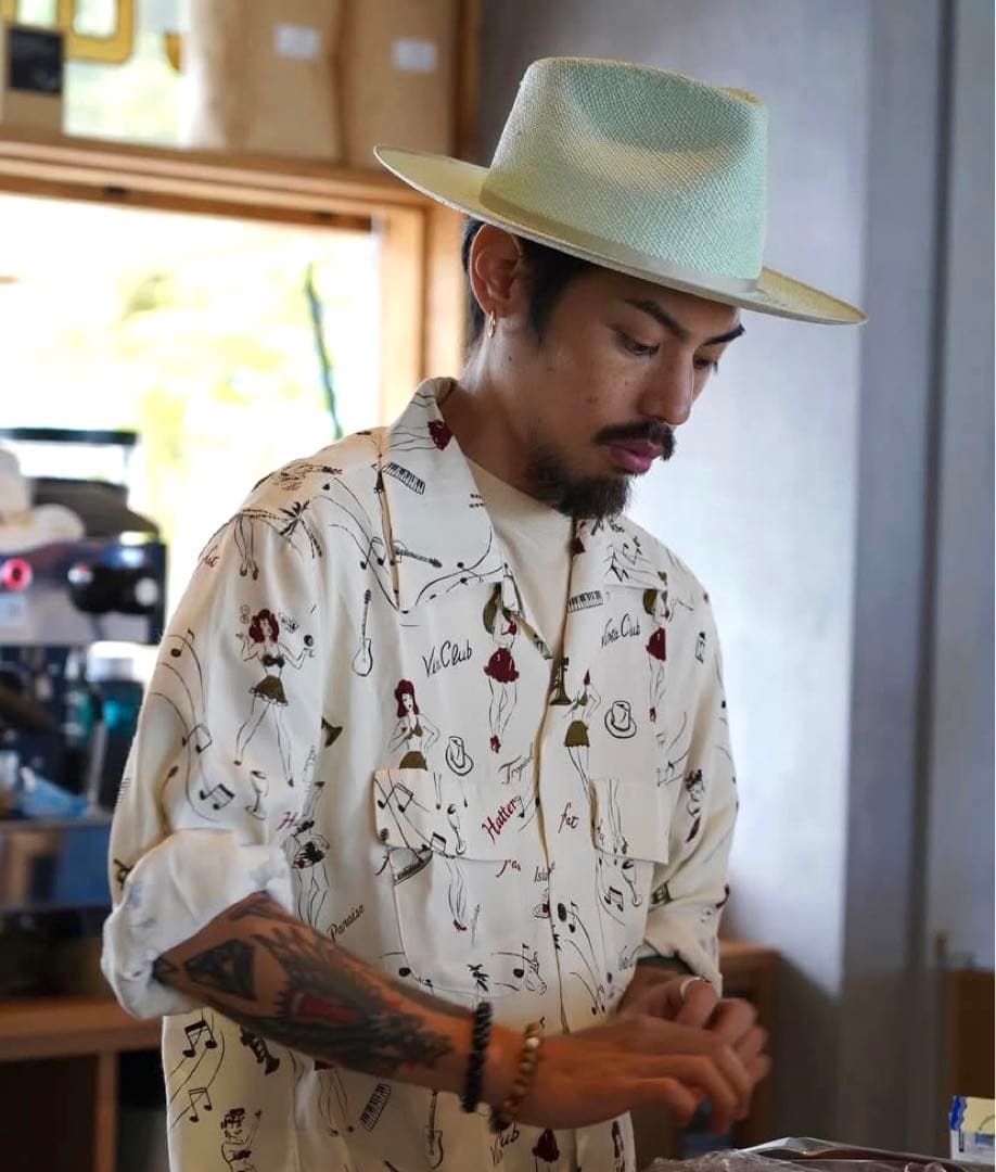 THE FAT HATTER VISTA BLUE パナマ ハット 40