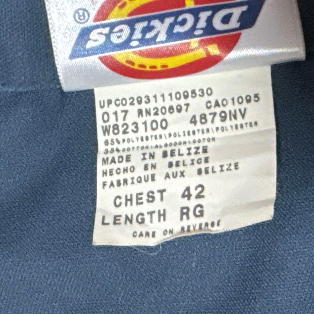 ガンダム様Dickies ディッキーズ つなぎ オーバーオール 長袖 刺繍 紺