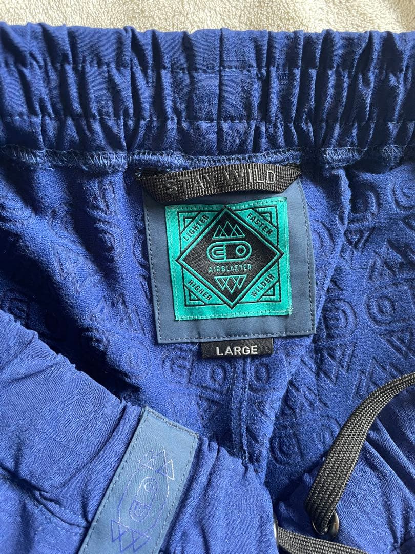 美品 エアブラスター ドライテックパンツ M ミッドナイト 撥水 スノーボード