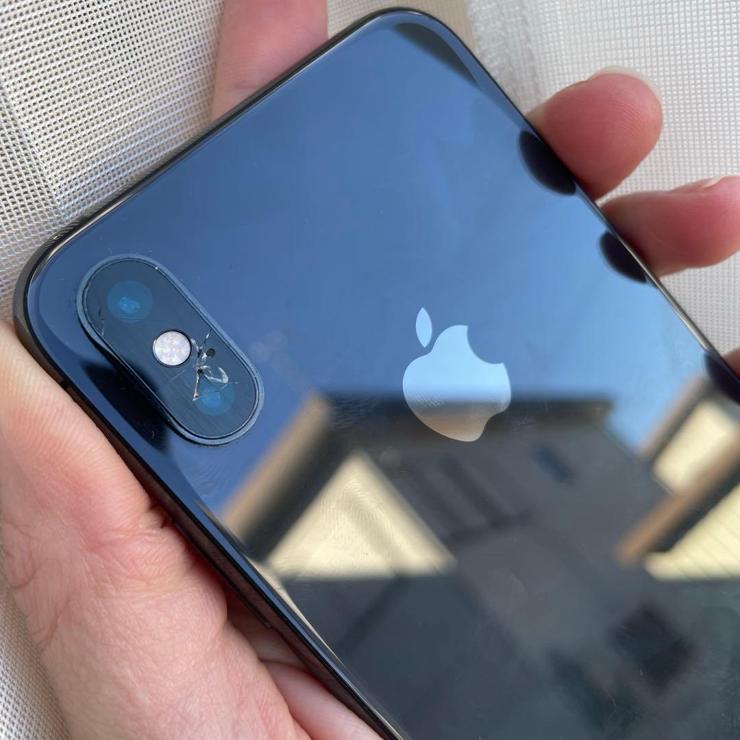 iPhone XS 64GB スペースグレイ 本体 美品 APPLE