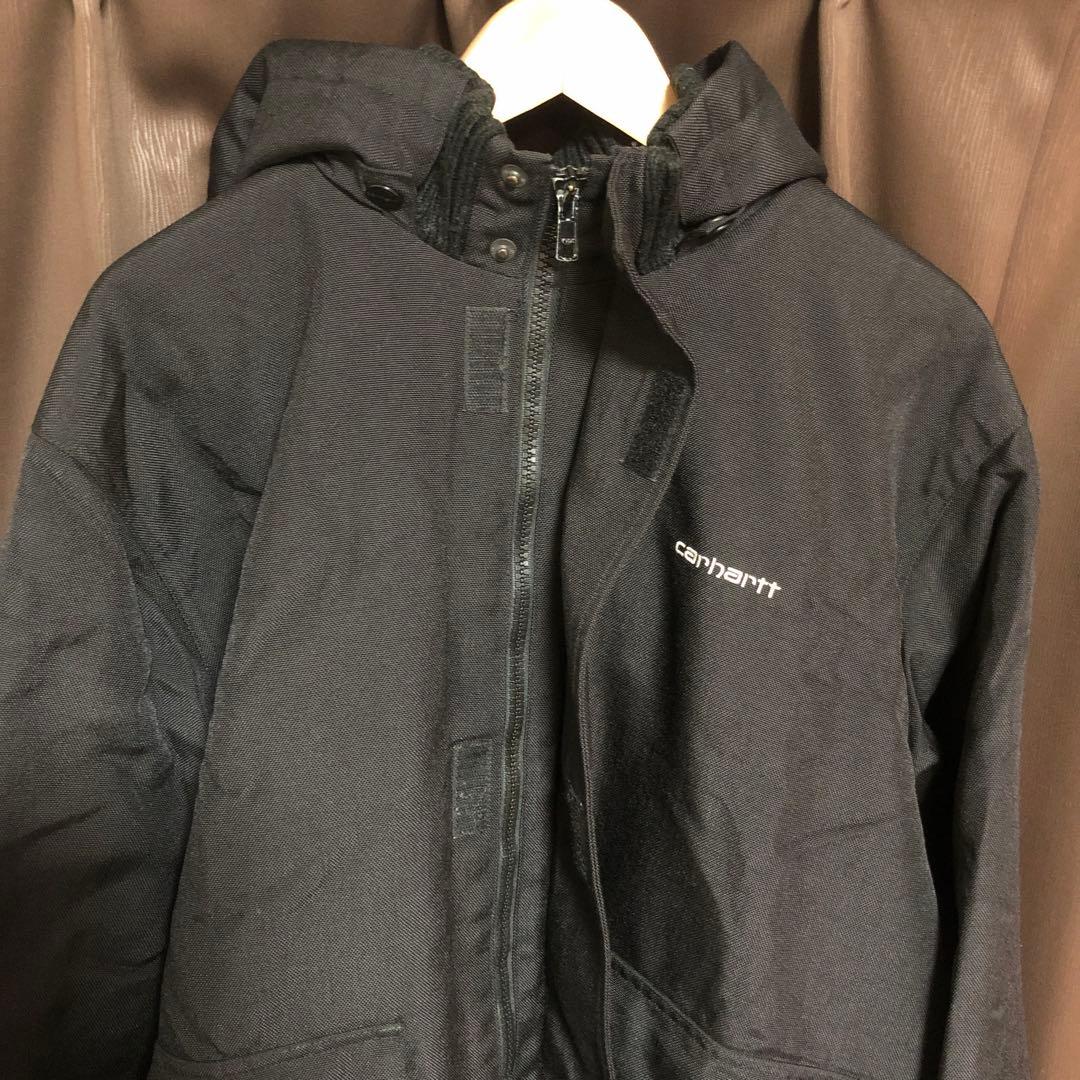 美品　ワンポイント刺繍carhartt アクティブジャケット　メンズXLサイズ