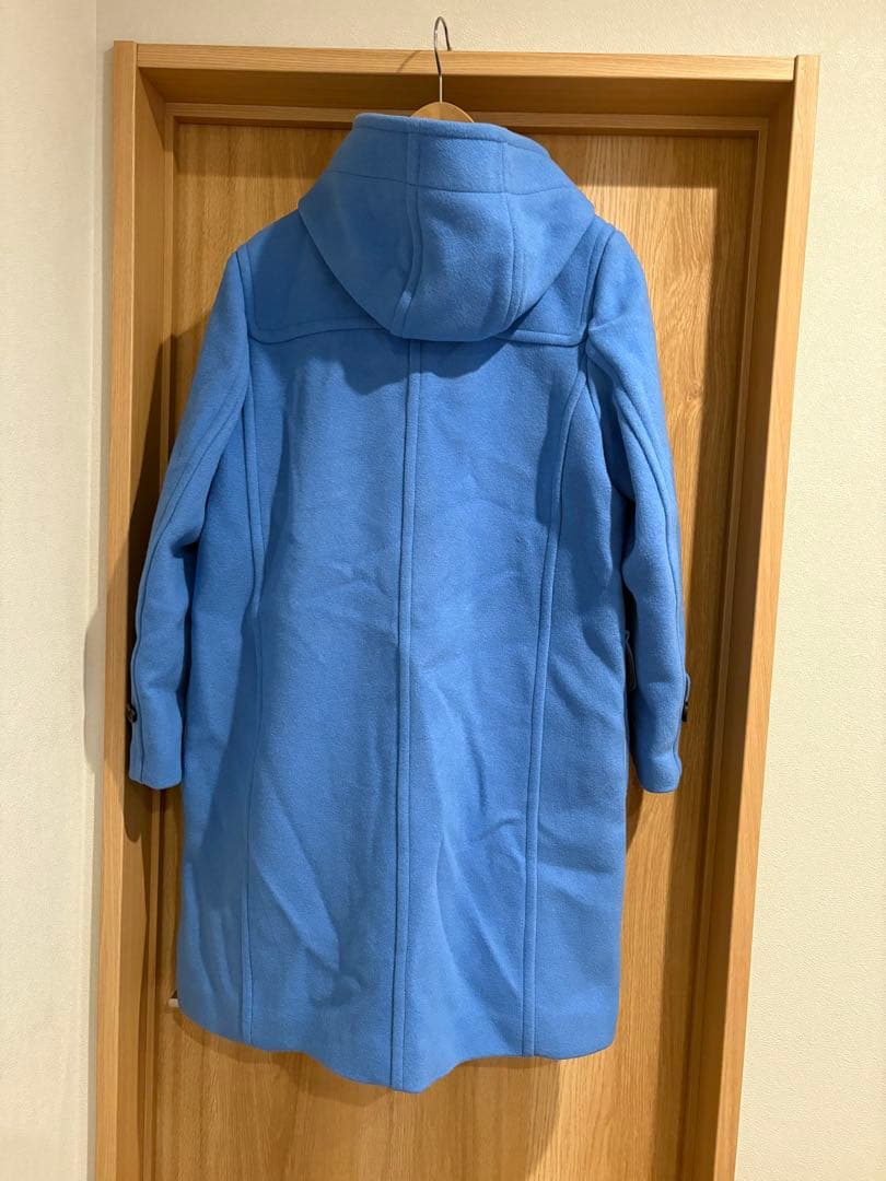 green label relaxing ダッフルロングコート コバルトブルー