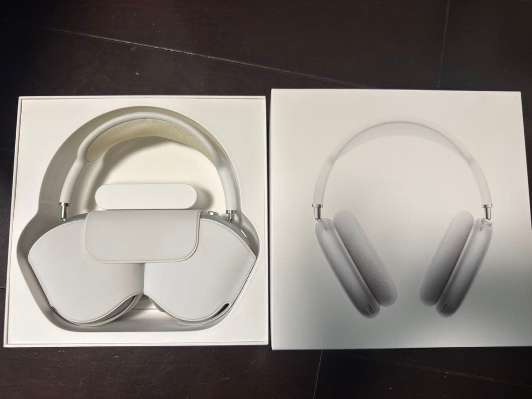 【た 】AirPods MAX シルバー (ケース・元箱付き)