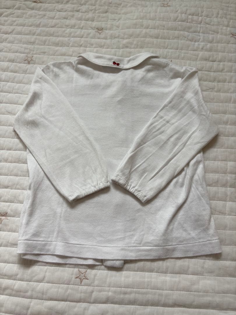 美品　familiar チェック柄ワンピース 90