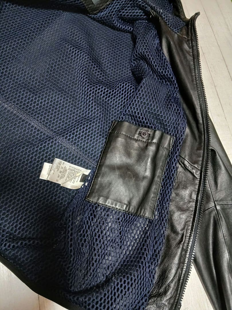 DIESEL　レザーフーディー　XXL