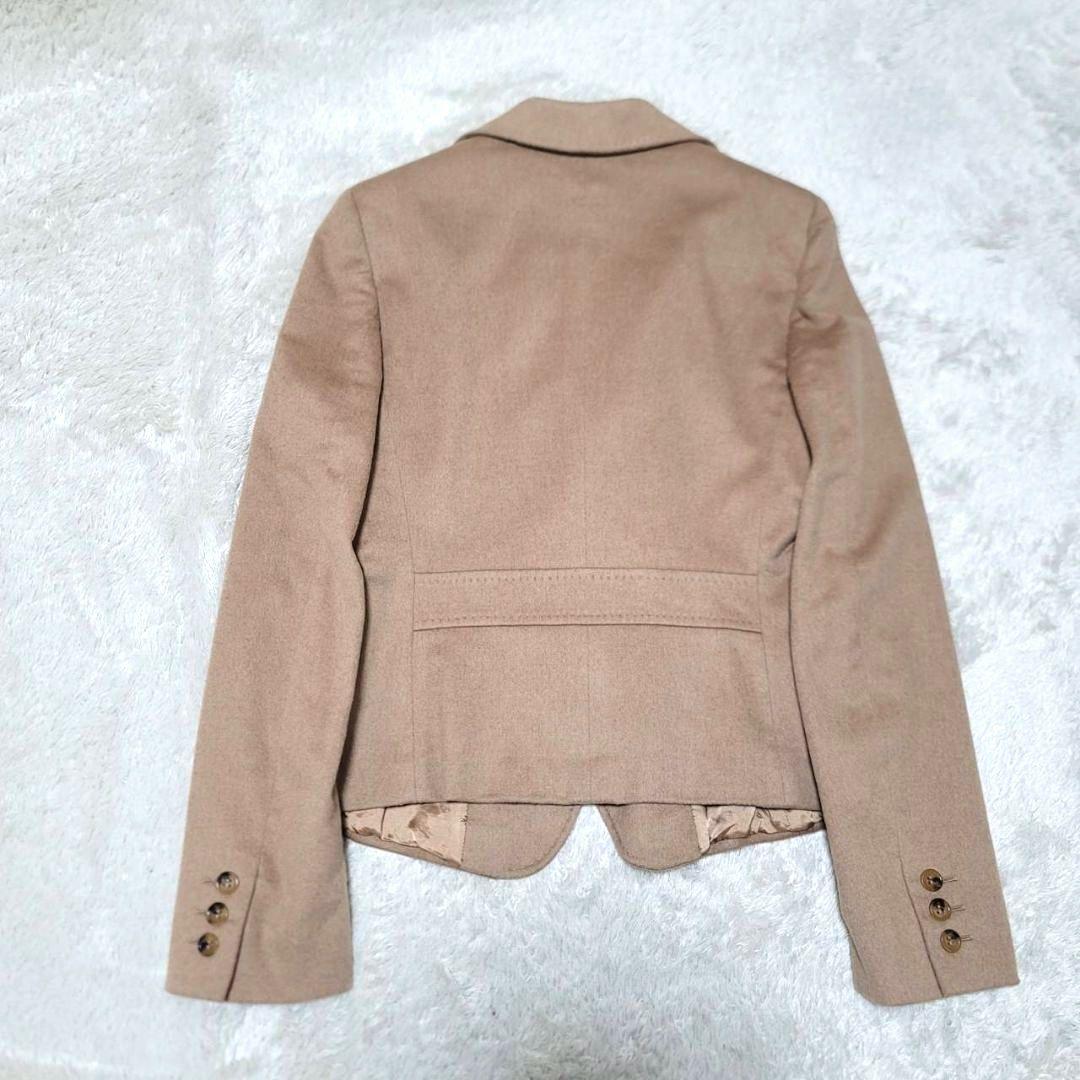 美品 マックスマーラ セットアップ 最高級 キャメル 白タグ 38 36