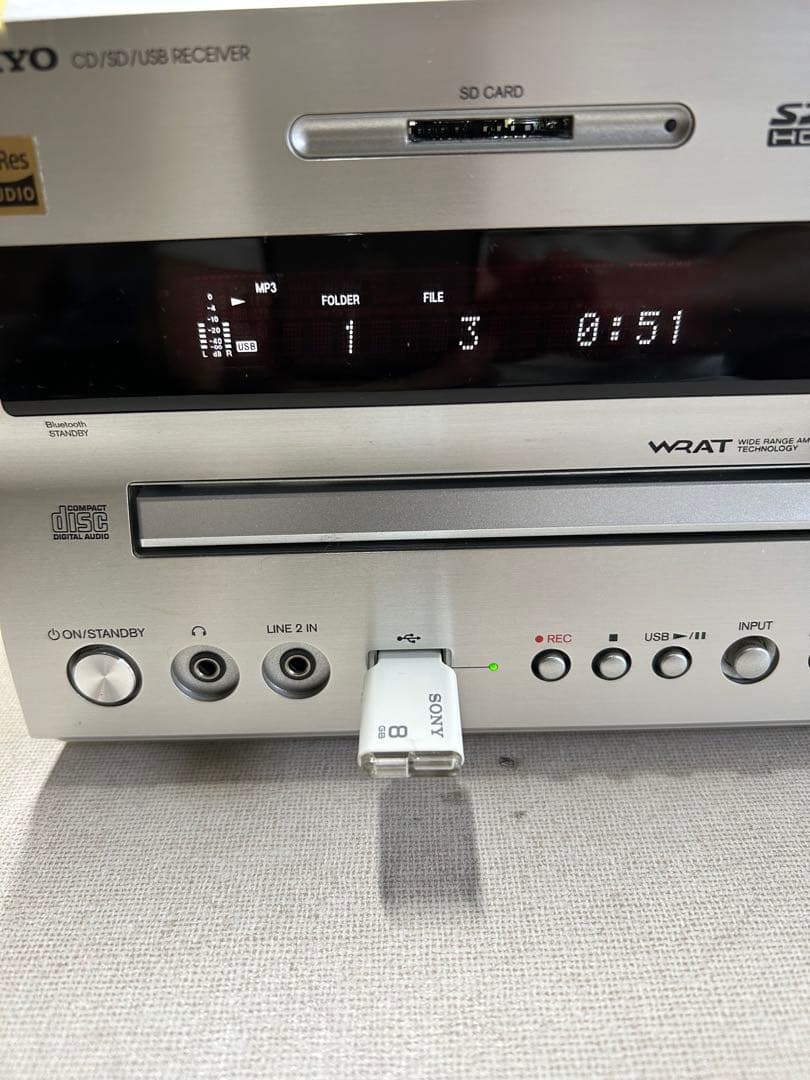 U13 整備ONKYO NFR-7TX ハイレゾCD/SD/USBレシーバー