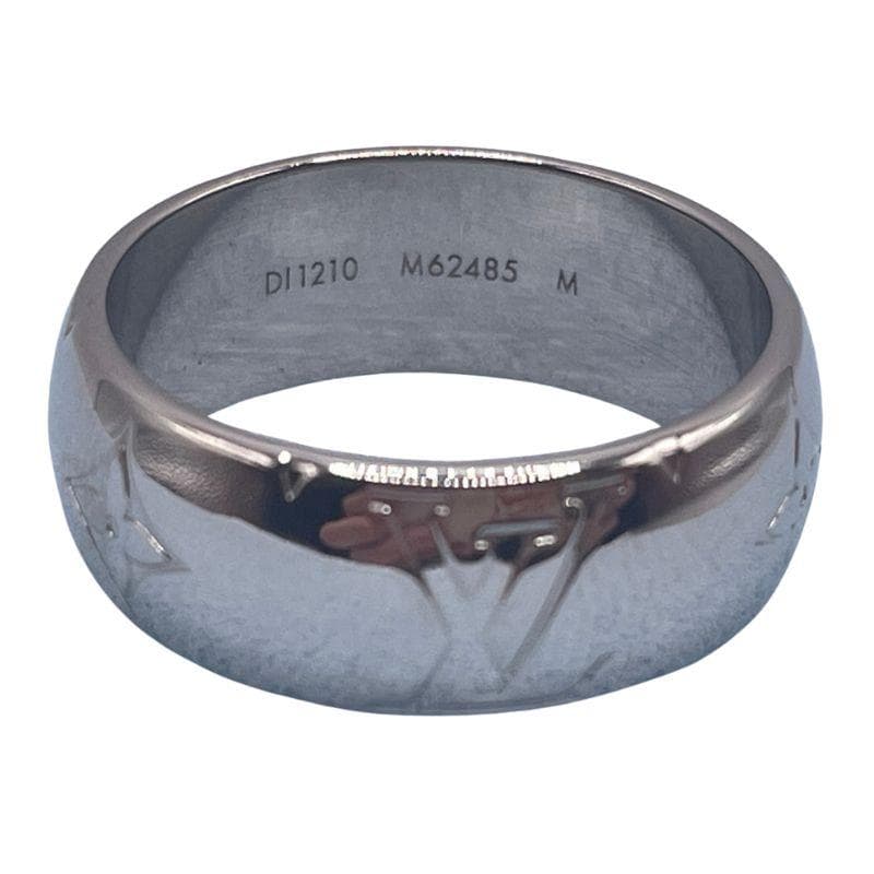 Louis Vuitton リング ルイヴィトン 17号 シルバー モノグラム