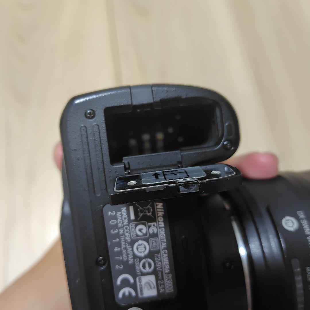 Nikon D3000 デジタル一眼レフカメラ、レンズ、バッテリー