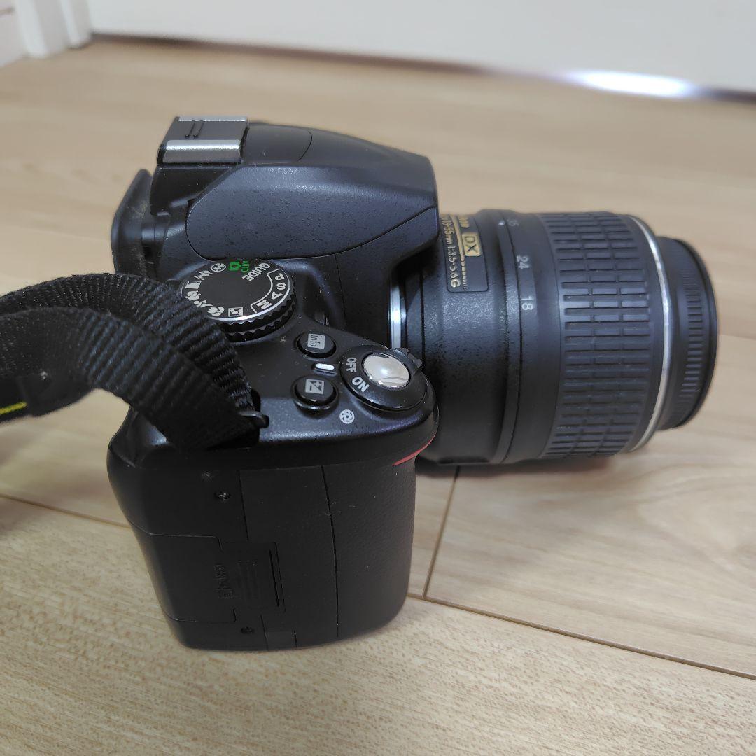 Nikon D3000 デジタル一眼レフカメラ、レンズ、バッテリー