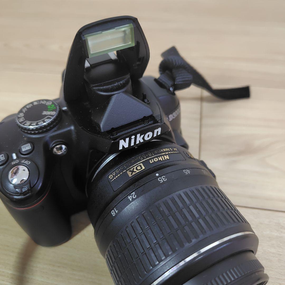 Nikon D3000 デジタル一眼レフカメラ、レンズ、バッテリー