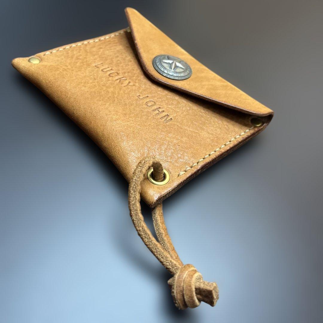 LUCKY JOHN ブラウンレザーケース