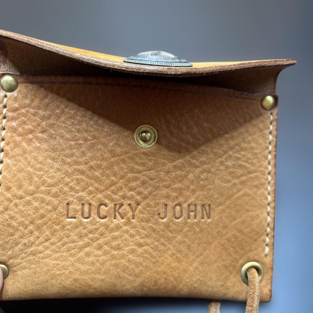 LUCKY JOHN ブラウンレザーケース