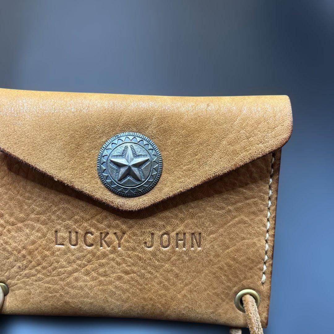 LUCKY JOHN ブラウンレザーケース