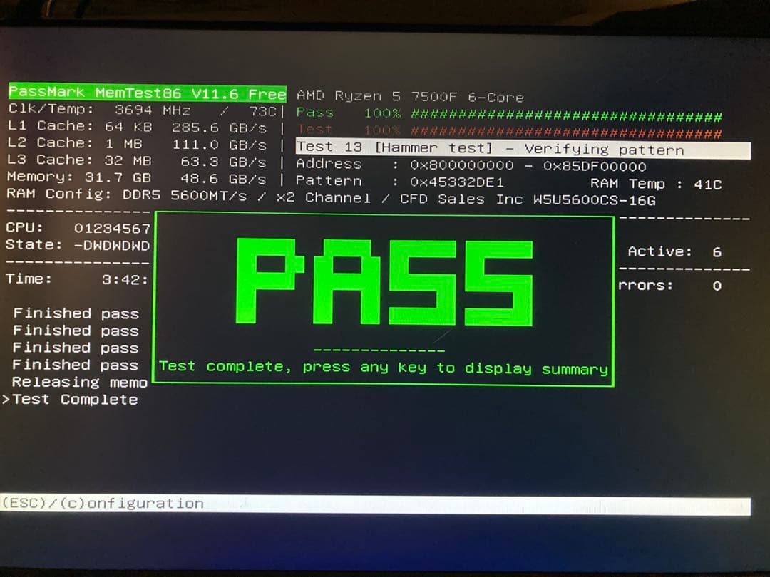 DDR5メモリ デスクトップ用 32GB