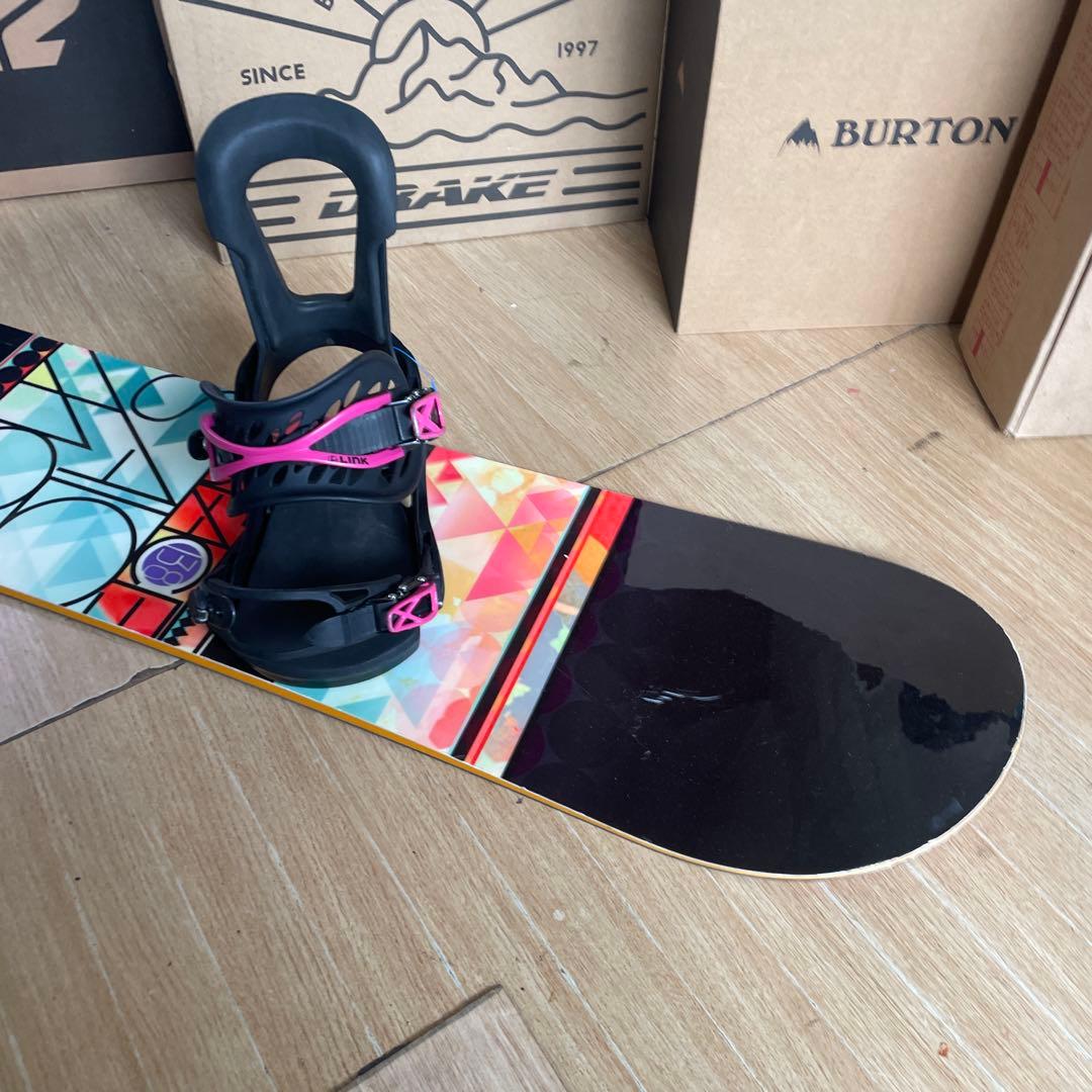 SALOMON×LINK　サロモン　バインディング付　スノーボードセット