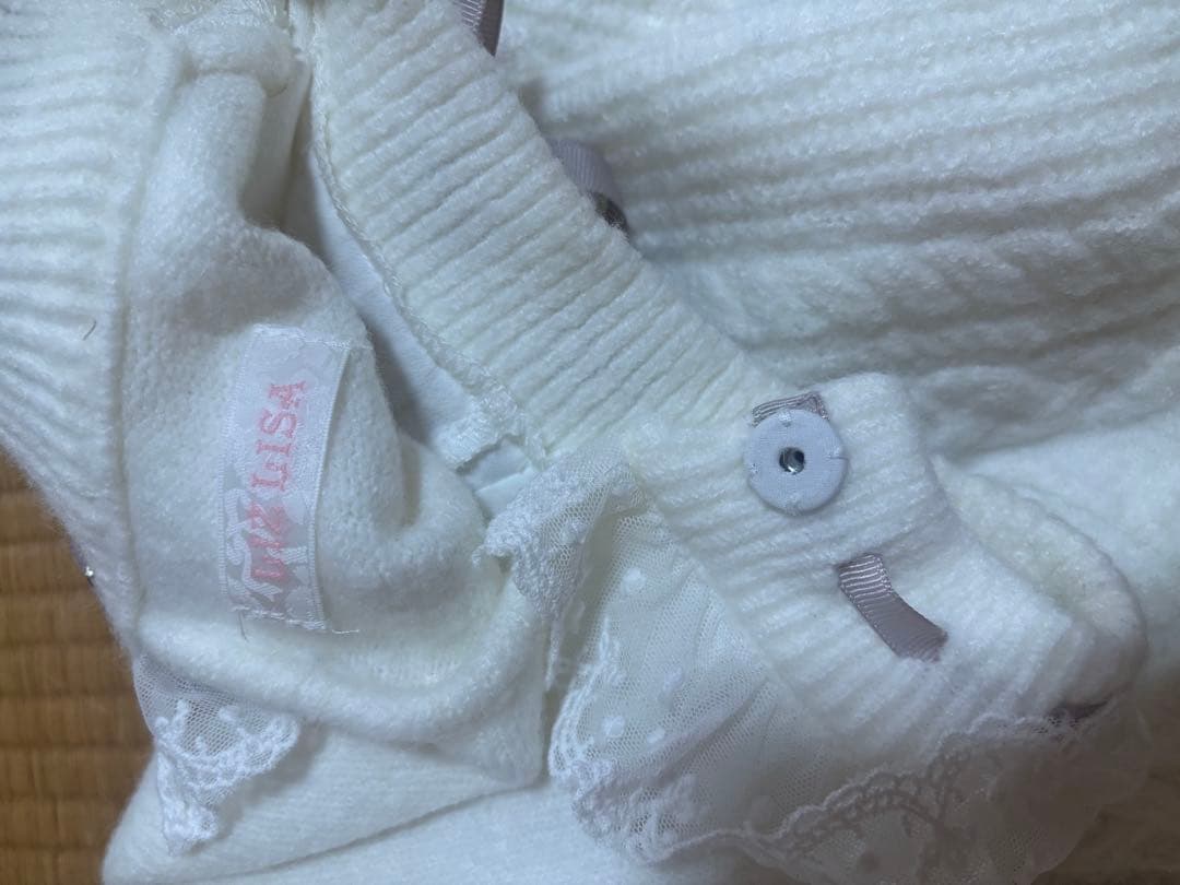 LIZLISA スピンドルポンポンニットトップス