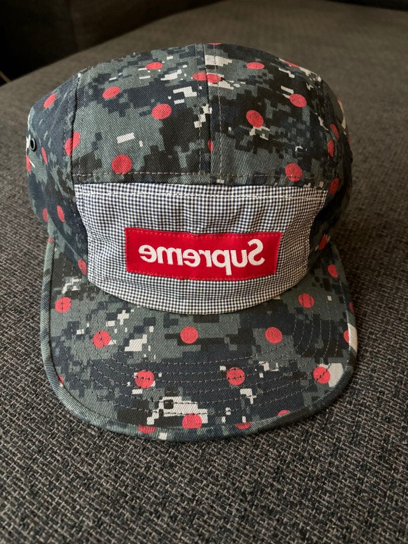 Supreme ギャルソン CDG 迷彩柄キャップ