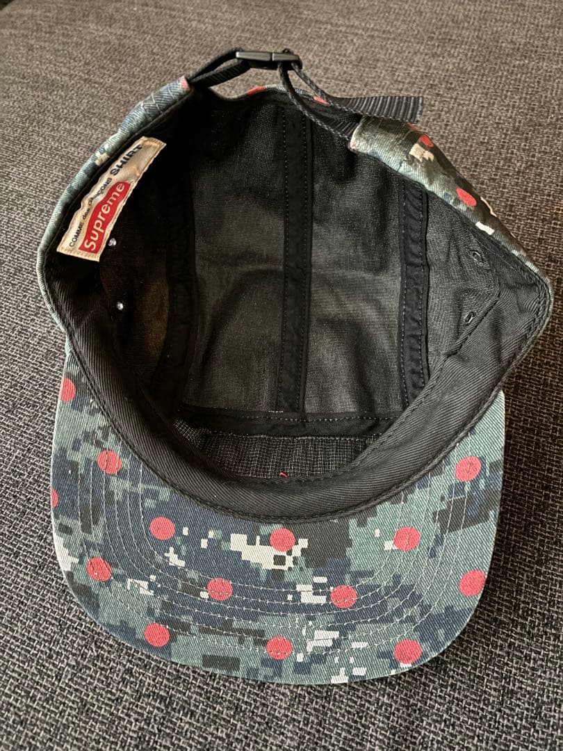 Supreme ギャルソン CDG 迷彩柄キャップ