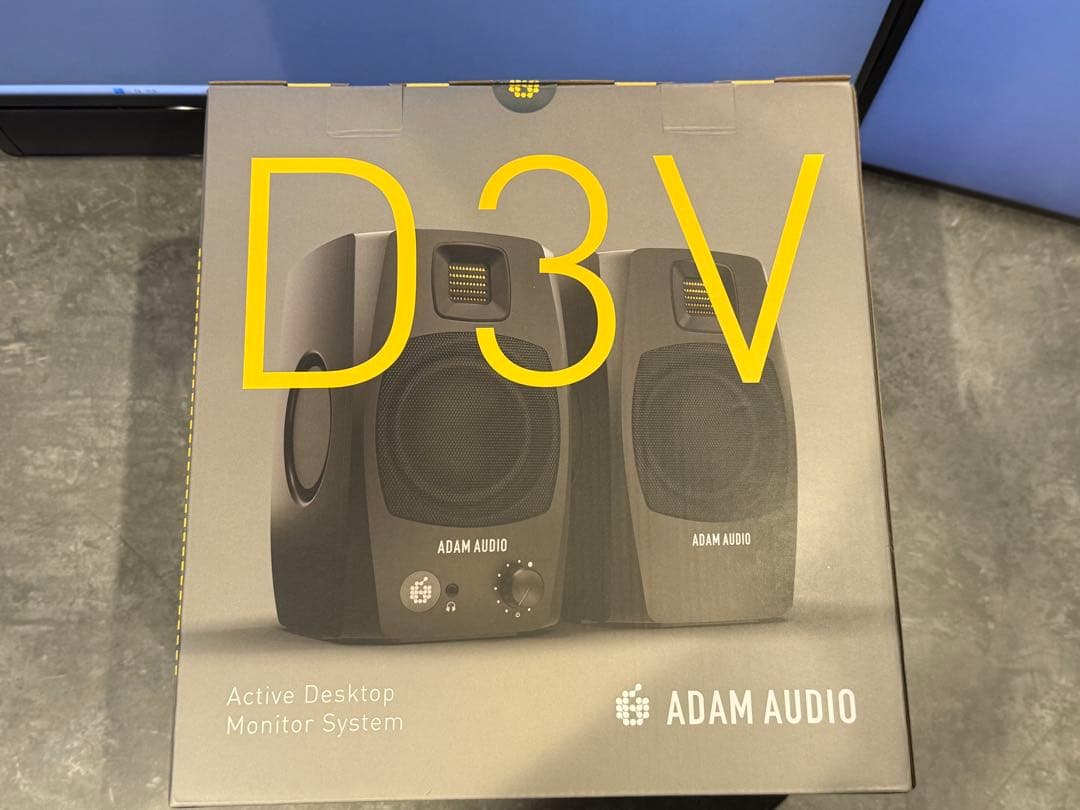 ほぼ未使用ADAM AUDIO D3V アクティブデスクトップモニター